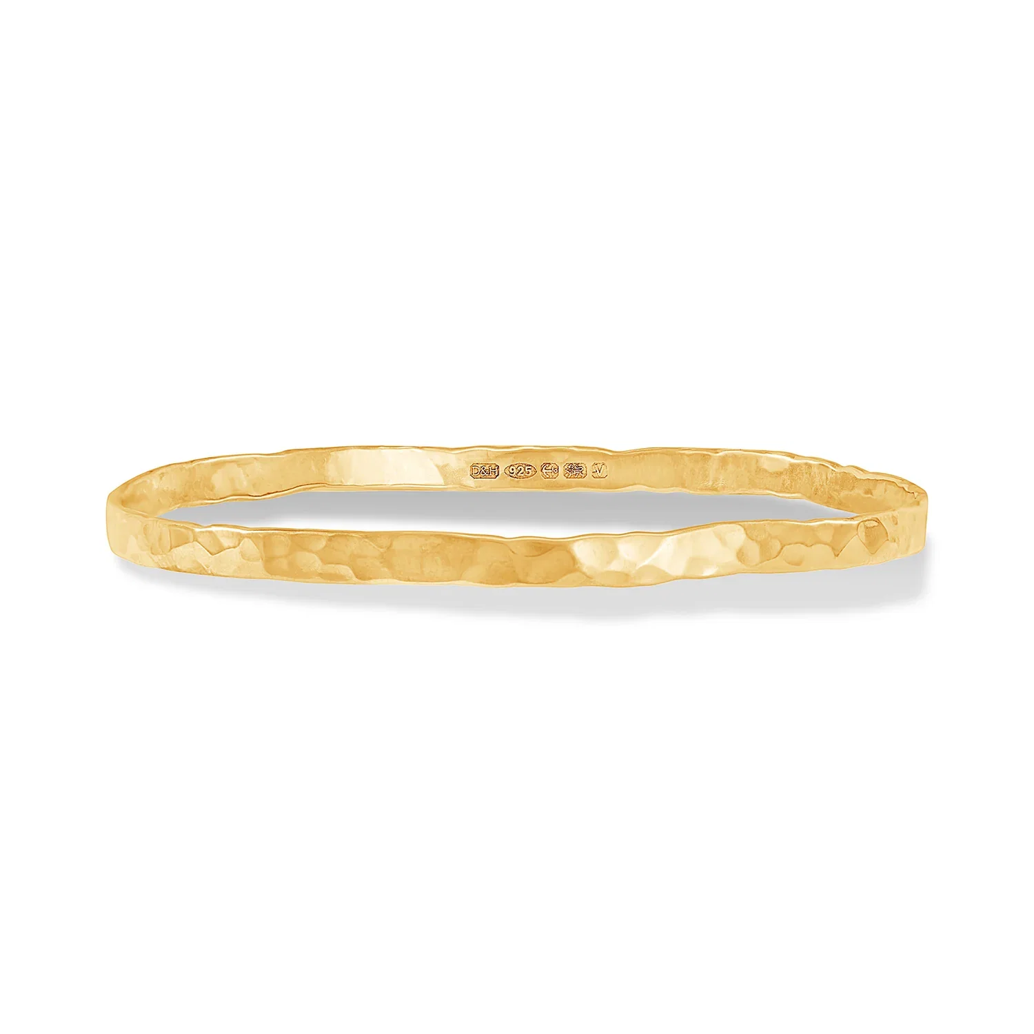 Image of 4mm Hammered Nomad Bangle