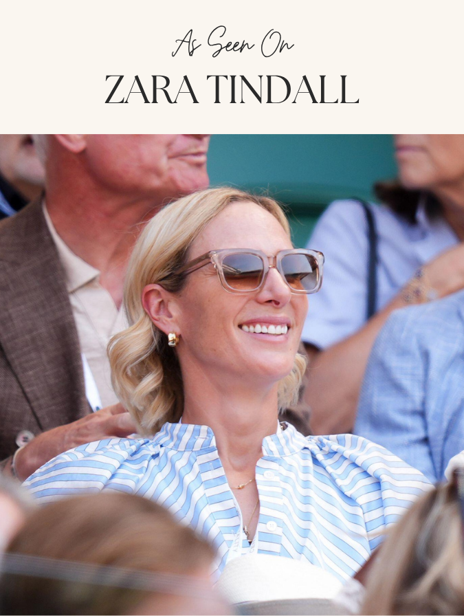 As Seen on Zara Tindall | Wide Waterfall Huggie Hoops