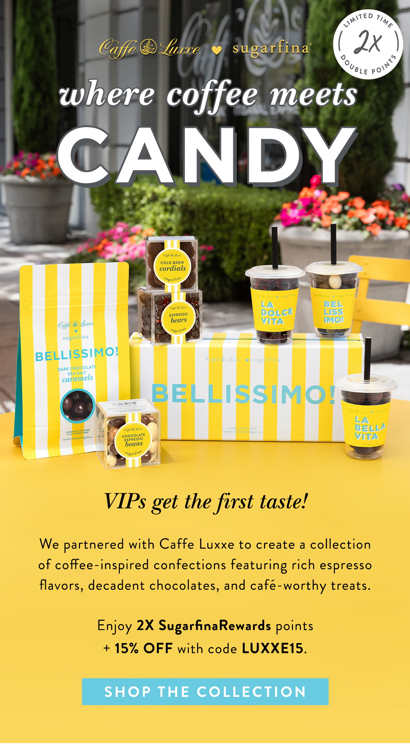 Shop Caffe Luxxe x Sugarfina!