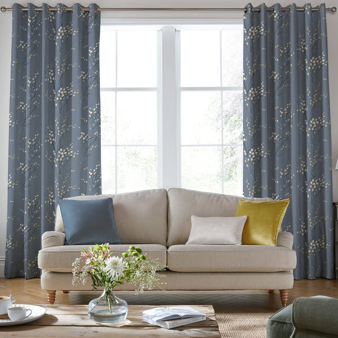 Laura Ashley Pussy Willow Curtain