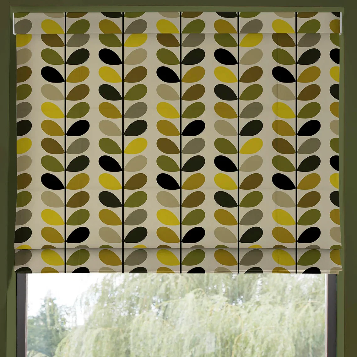 Orla Kiely Multi Stem Roman Blind