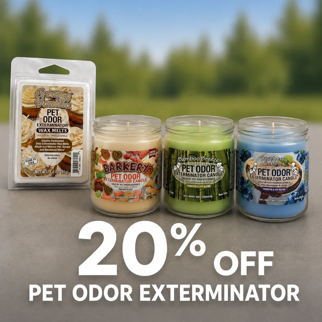 20% OFF Pet Odor Exterminator