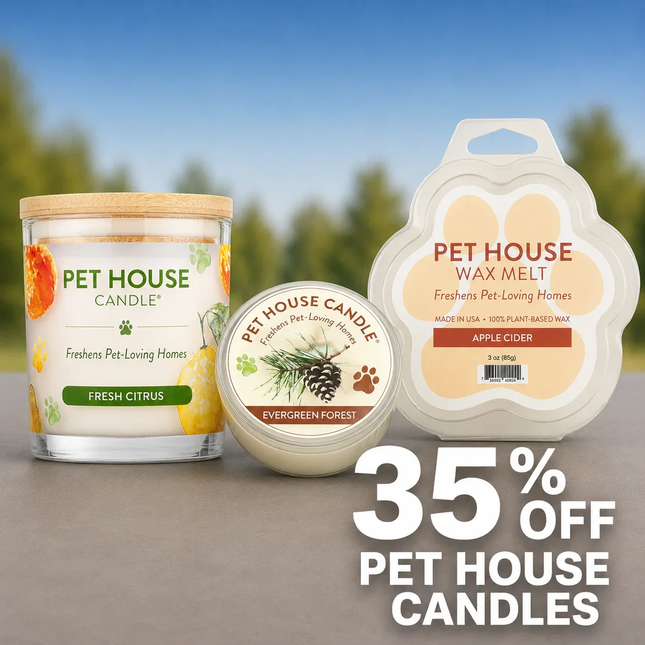35% OFF Pet House Candles