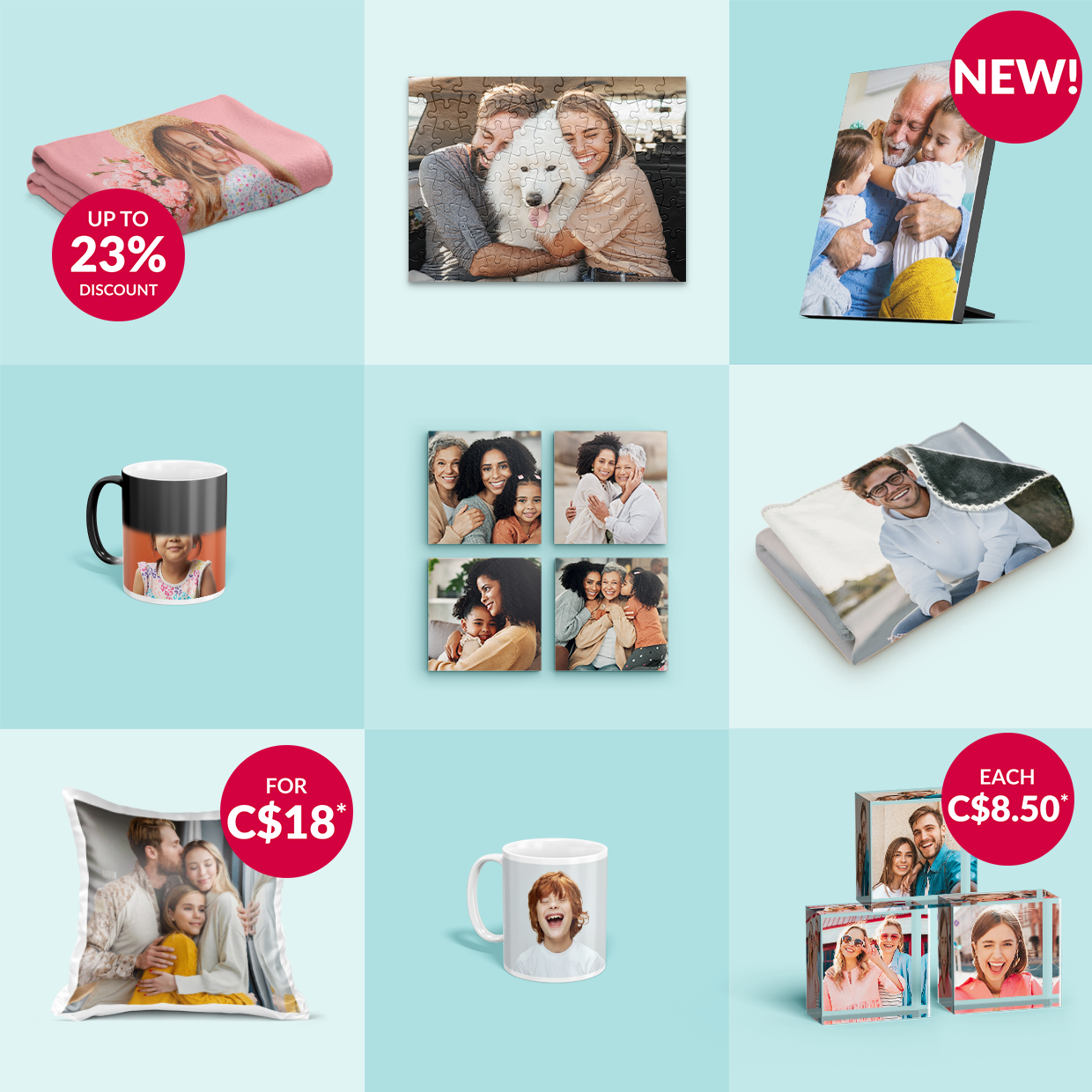 Your photos on high-quality Photo Products