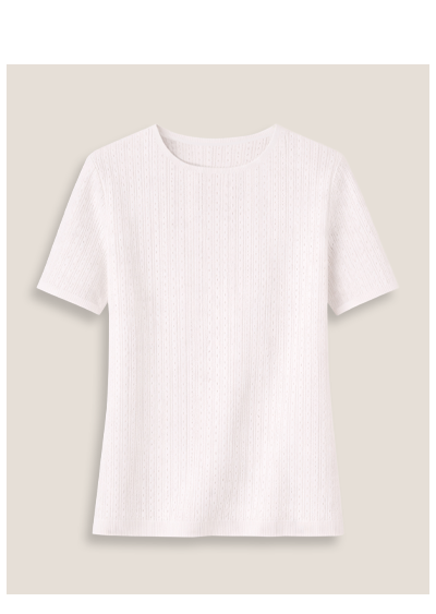 Gabriella Organic Pretty Rib Tee
