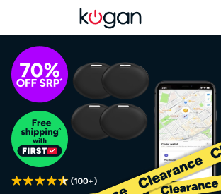 Kogan Smart Tag Tracker for Apple Find My (4 Pack) Product Image