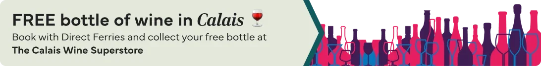 A FREE bottle of wine awaits you in Calais 🍷