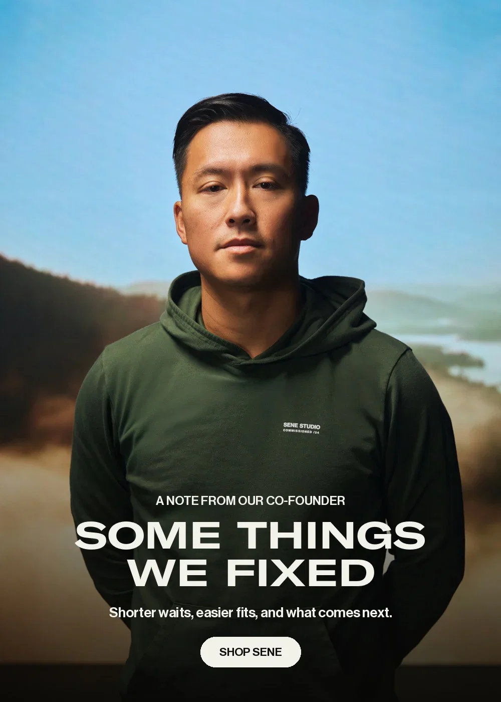 Some things we fixed. A note from our co-founder.