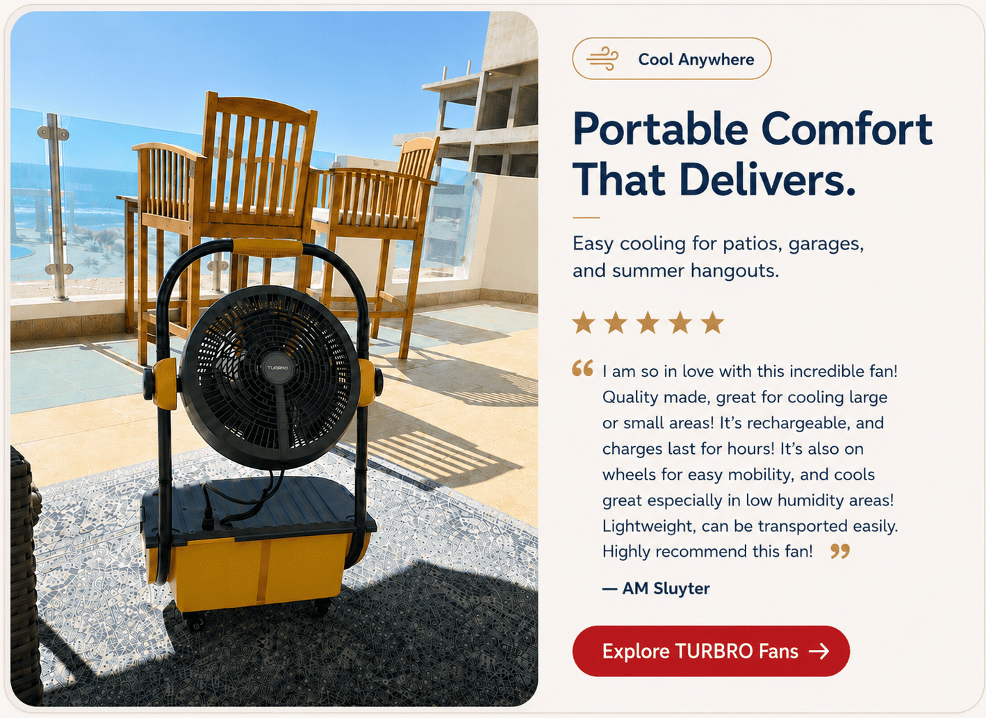 AirSupply MS12 Portable Mist Fan, 11L Tank & Up to 50H Runtime. Explore Now >>