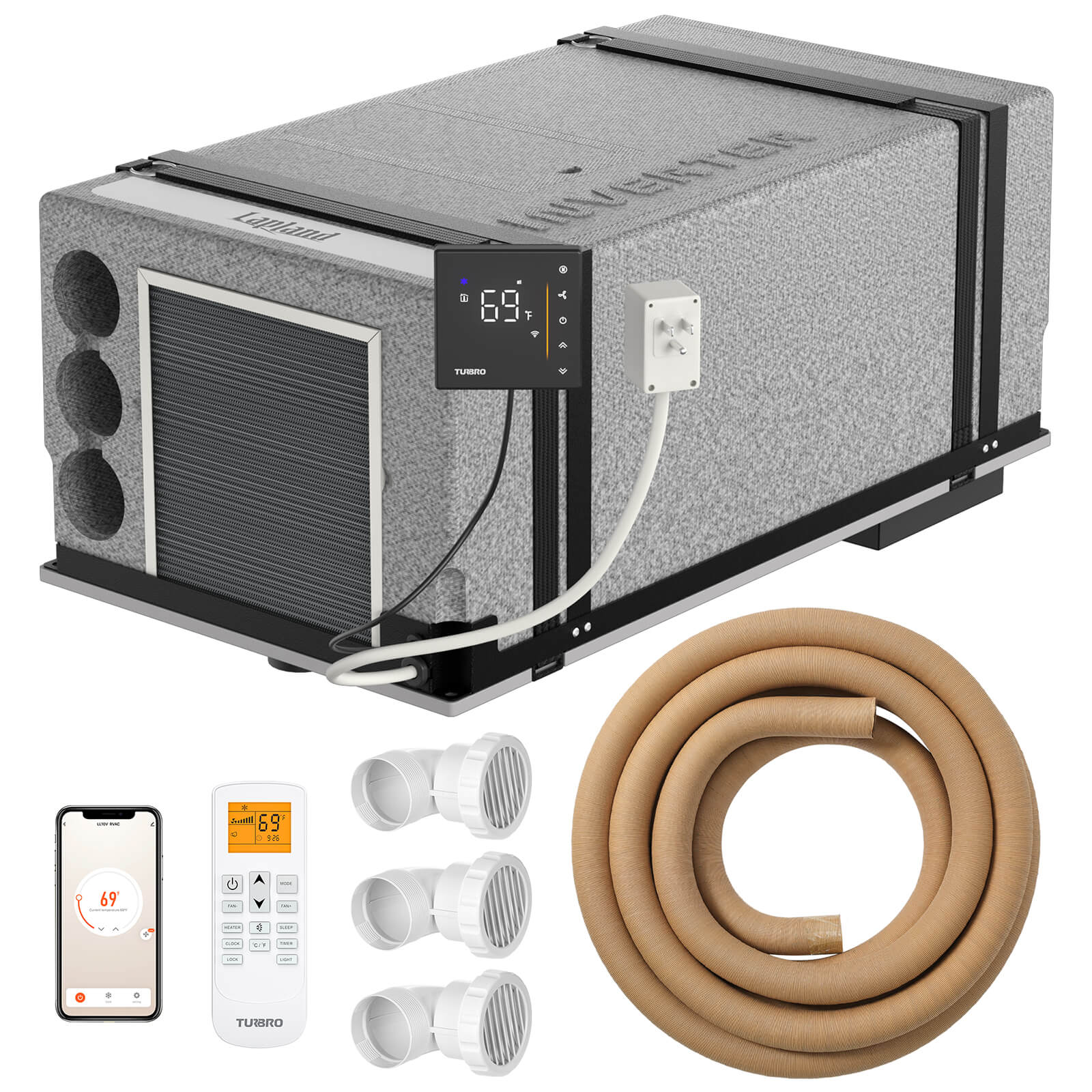 Image of Lapland 10,000 BTU Inverter Under-Bench RV Air Conditioner