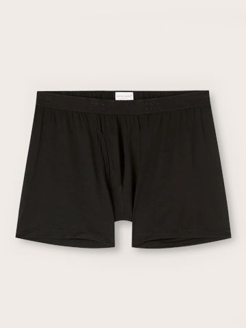 Men's Micro Modal Trunks in Black