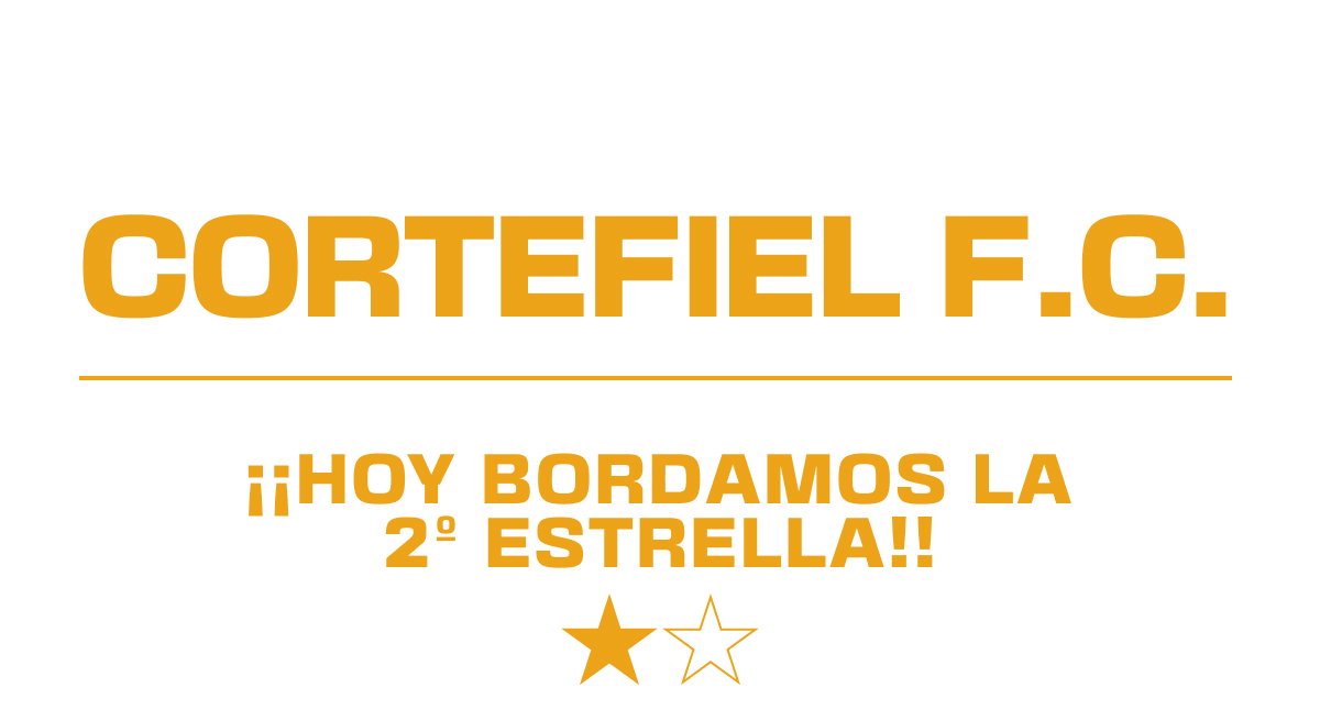 HOY BORDAMOS LA 2ª ESTRELLA