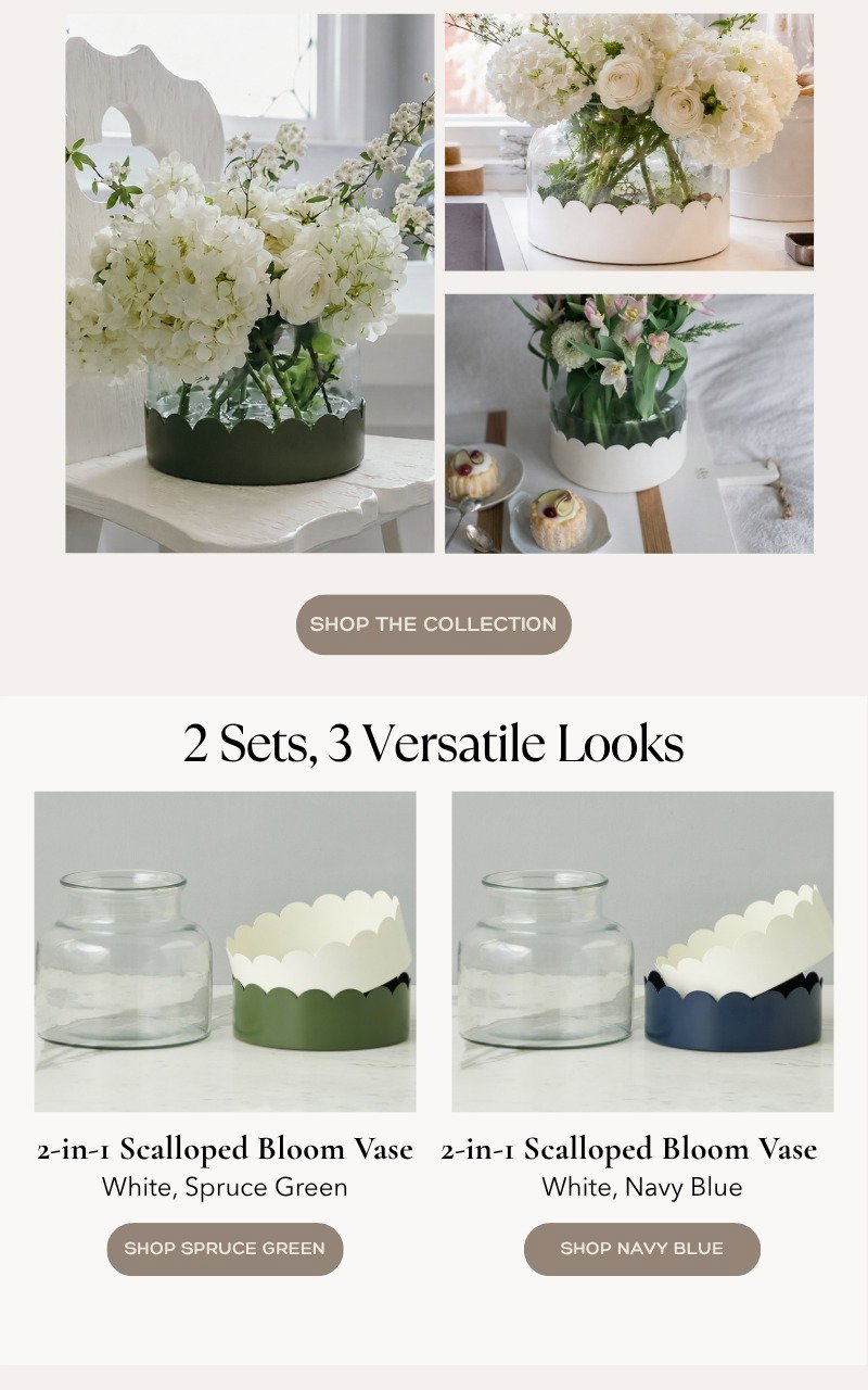 The Scalloped Bloom Vase