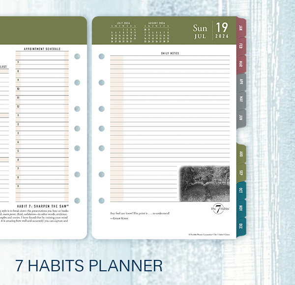 7 Habits Planner.