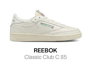 Reebok Women's Club C Vintage Sneakers in Chalk/Green