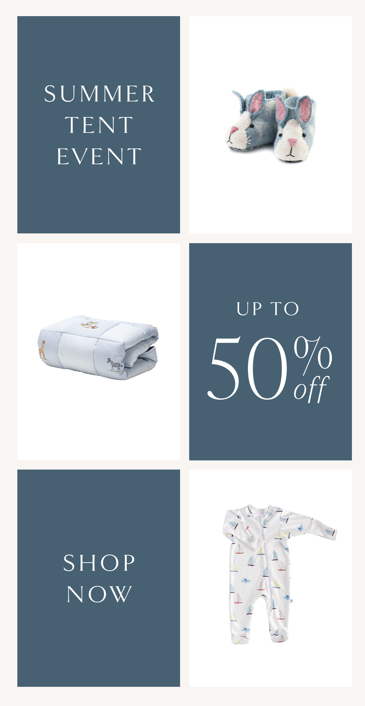 Summer Tent Event UP TO 50% off Shop Now