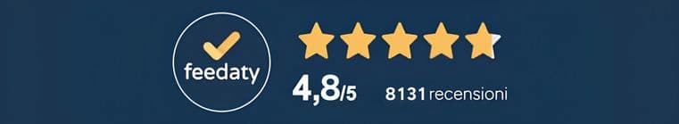Feedaty 4.8/5