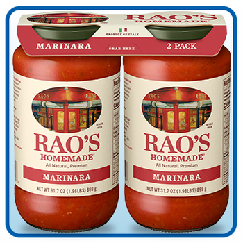 Rao's Homemade Marinara Sauce, 31.7 oz, 2-Count