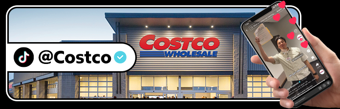 follow costco on tiktok
