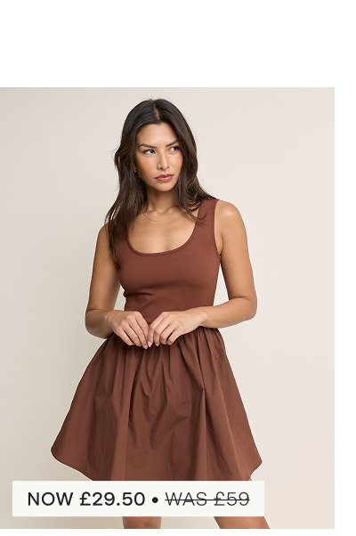 Brown Colorado Mini Dress