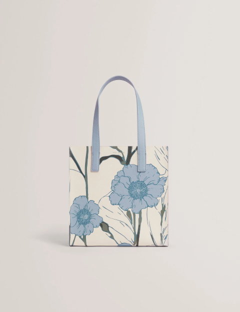 TYECON Floral Print Small Icon Tote Bag