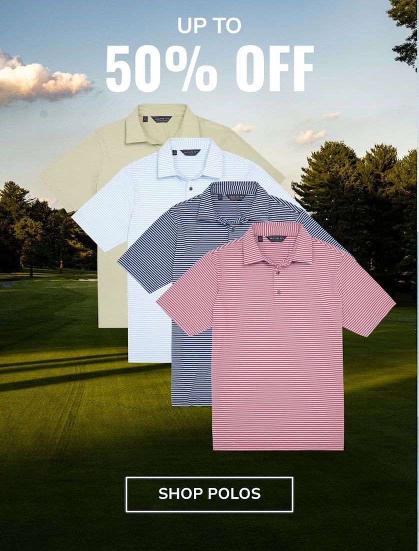 UP TO 50% OFF POLOS