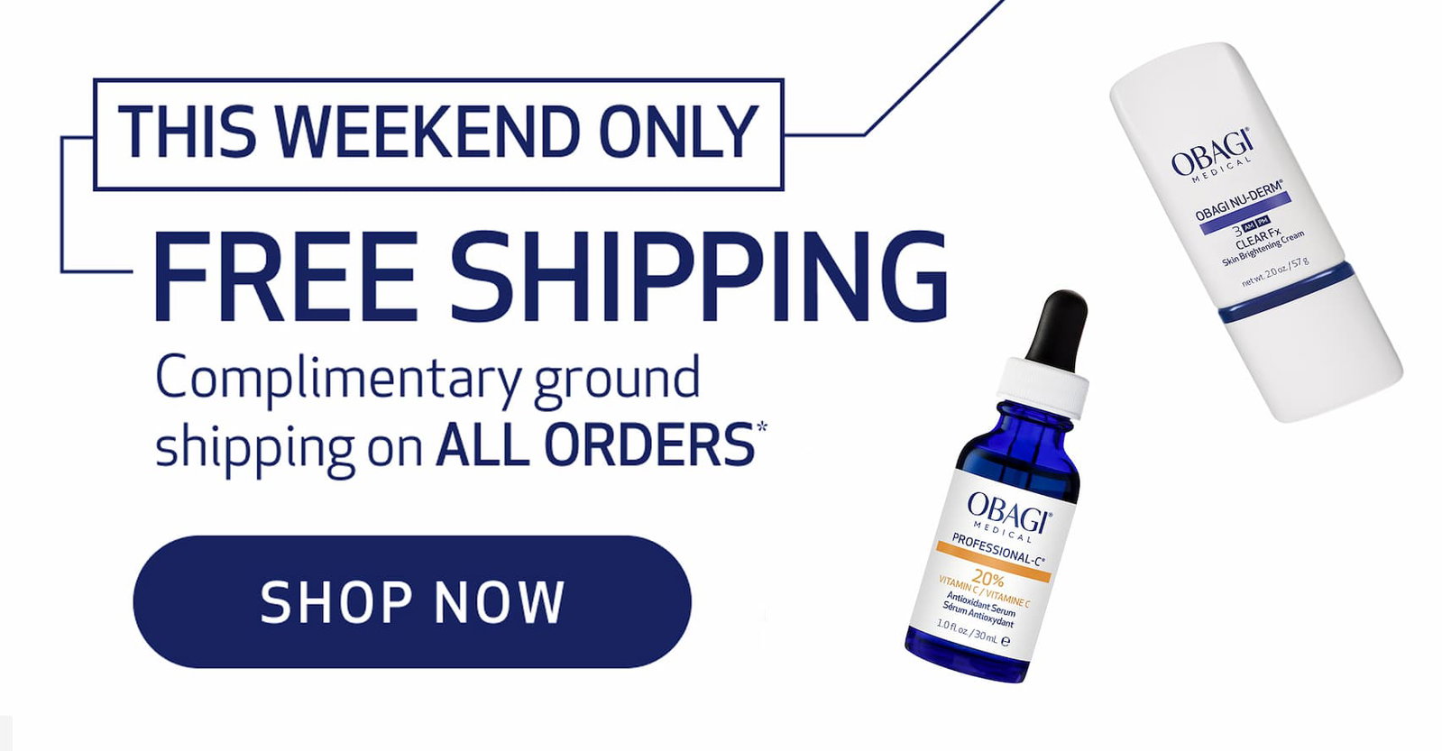 THIS WEEKEND ONLY FREE SHIPPING. SHOP NOW