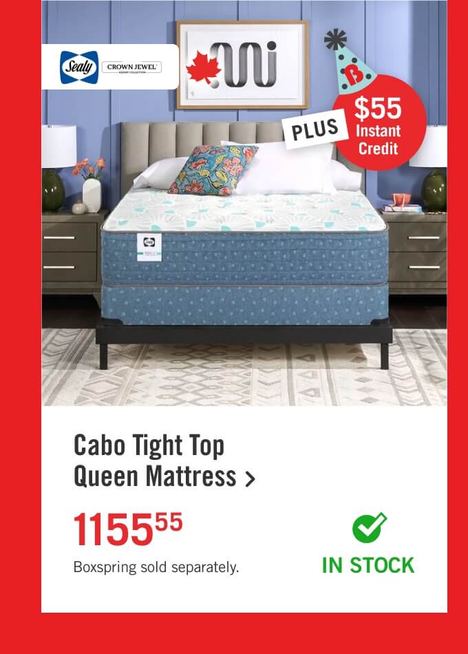 Luxury Crown Jewel® Resort Cabo Tight Top Queen Mattress.