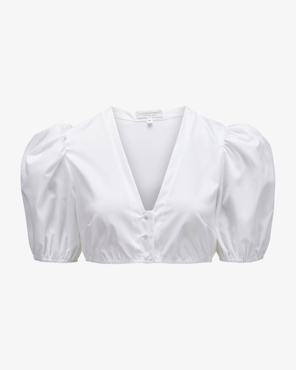 Dirndlbluse aus Baumwolle 