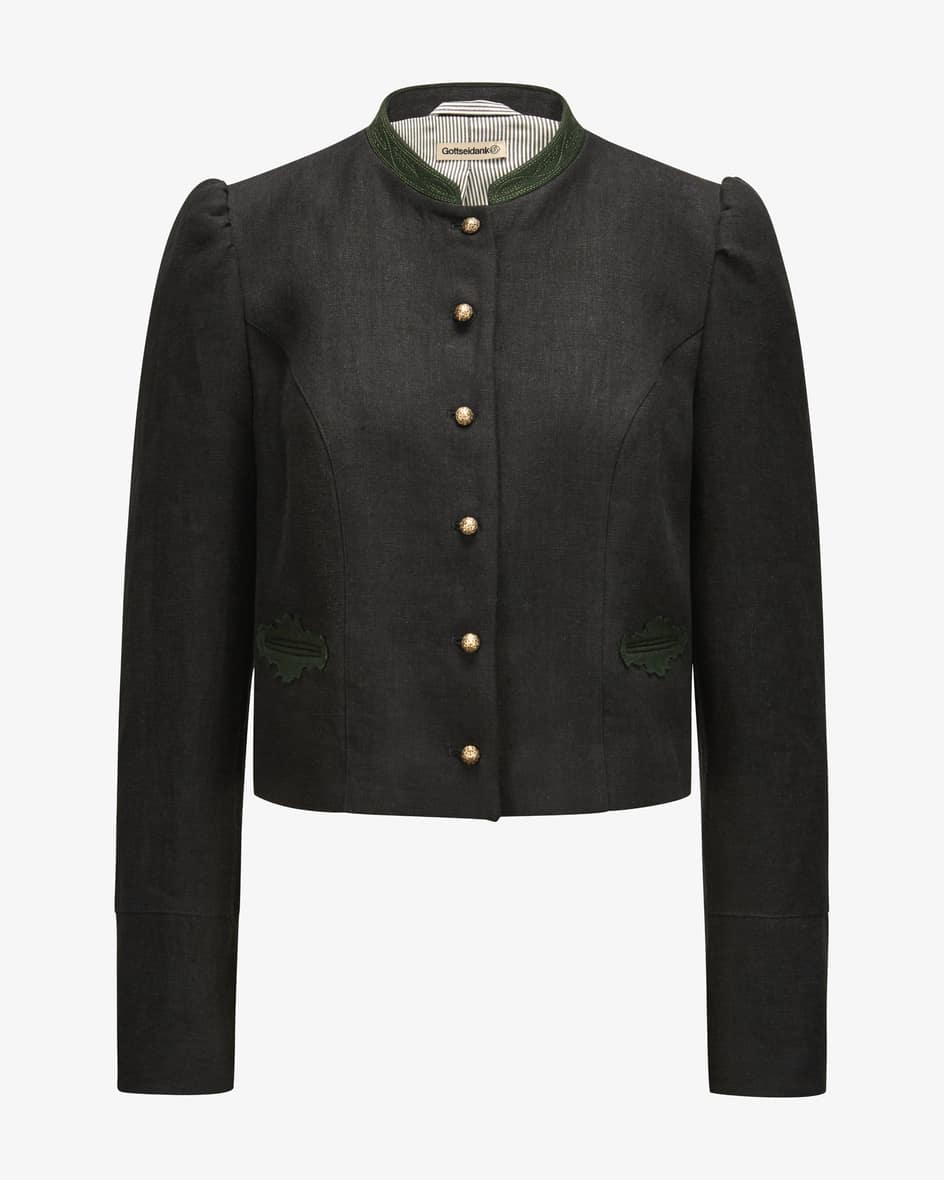 Trachtenjacke Flora aus Leinen