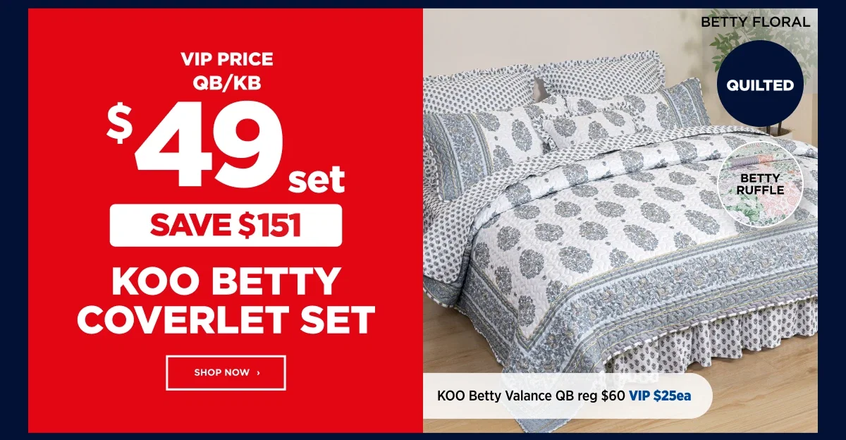 Koo Betty Coverlet set