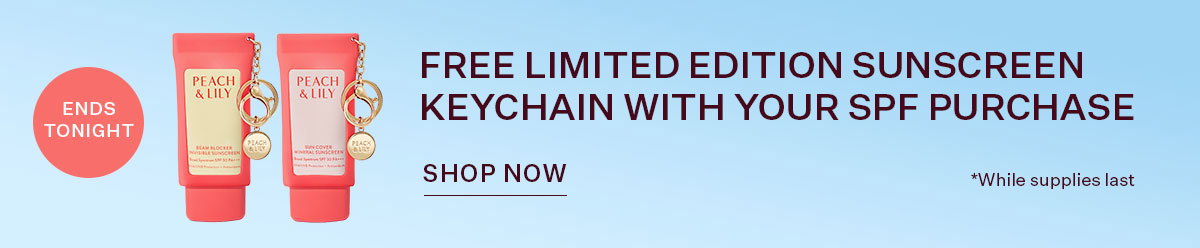 Free Limited Edition Keychain with Your SPF Purchase