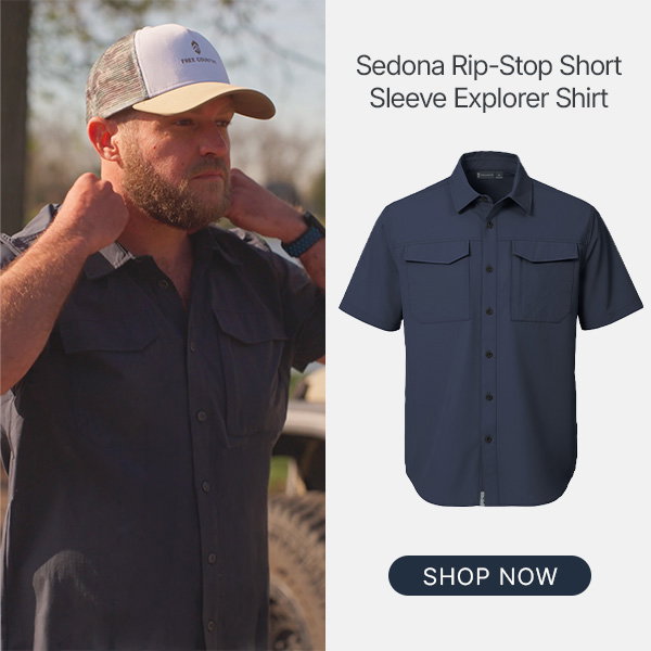 men's sedona rip-stop short sleeve explorer shirt