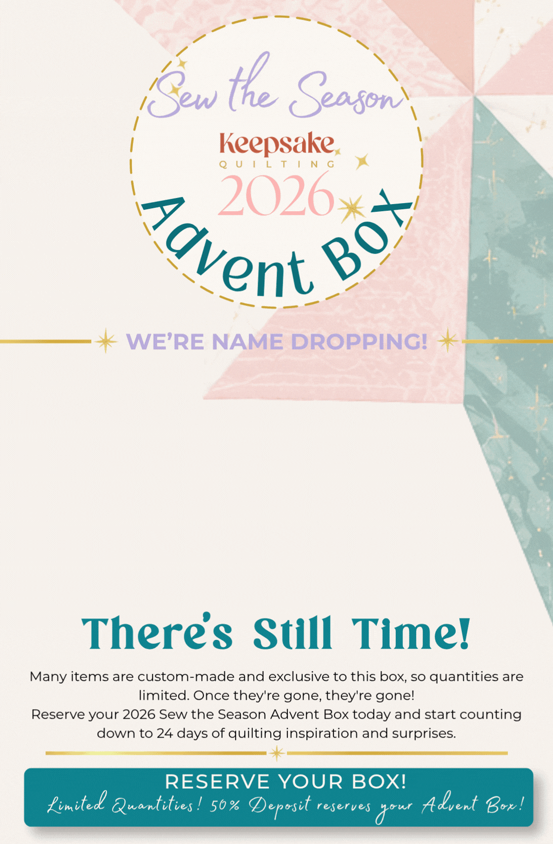 2026 Sew the Season Advent Box