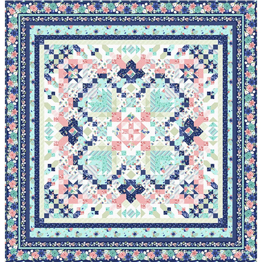 Image of Darlin' Garden - Laura Marshall - Wilmington Prints - Block of the Month