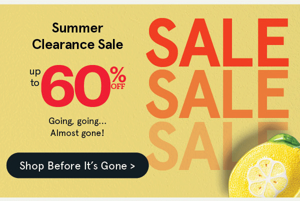 Summer clearance