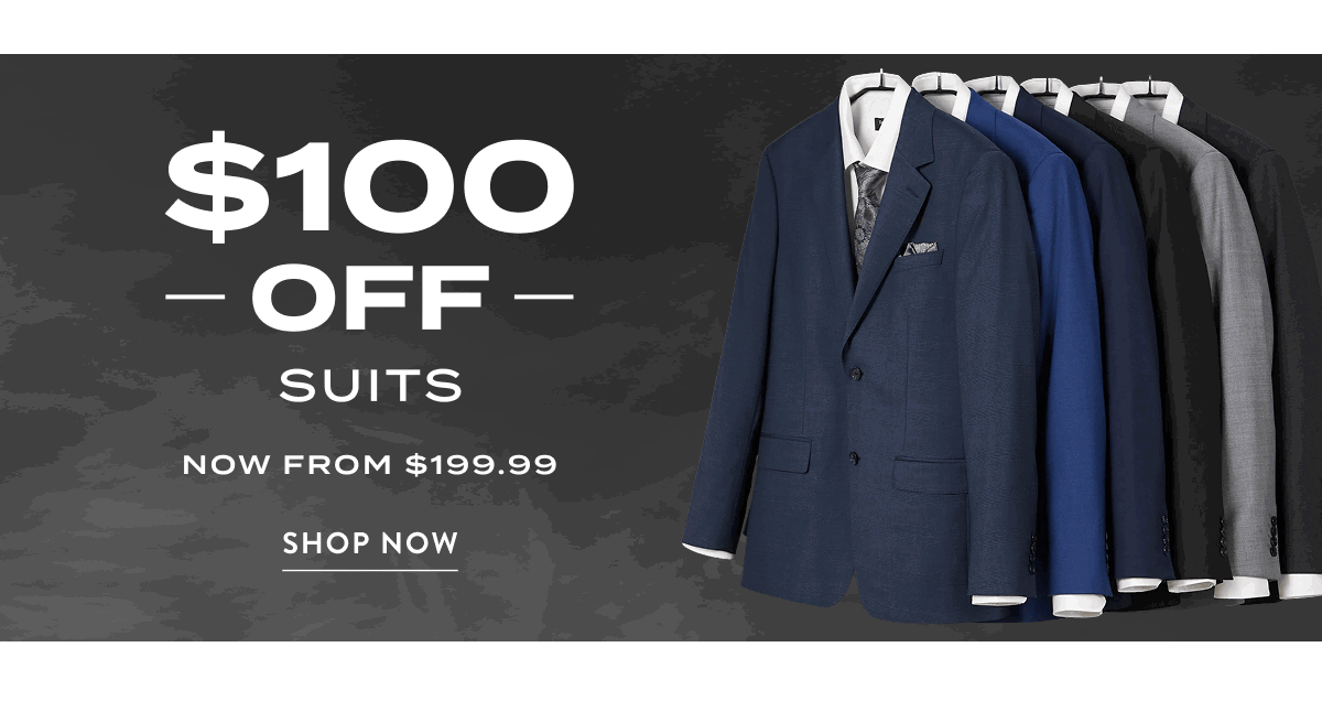 $100 Off Suits