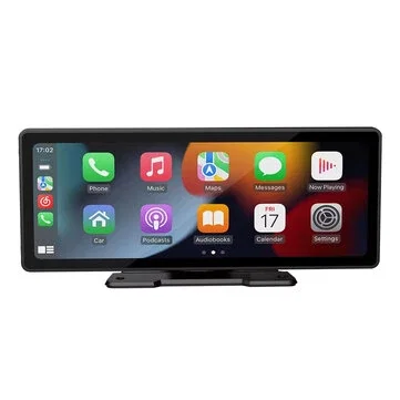Portable Car MP5 Player Wireless CarPlay Android Auto 10.26 Inch HD IPS Display Bluetooth WiFi Rear View Support Easy Installation USB Connectivity