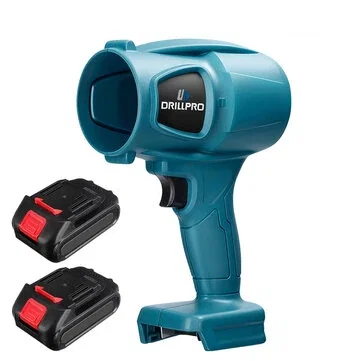 Drillpro Turbine Blower Brushed Motor Compatible with Battery Lightweight and Powerful Infinitely Variable Speed Control High-Efficiency Air Outlet