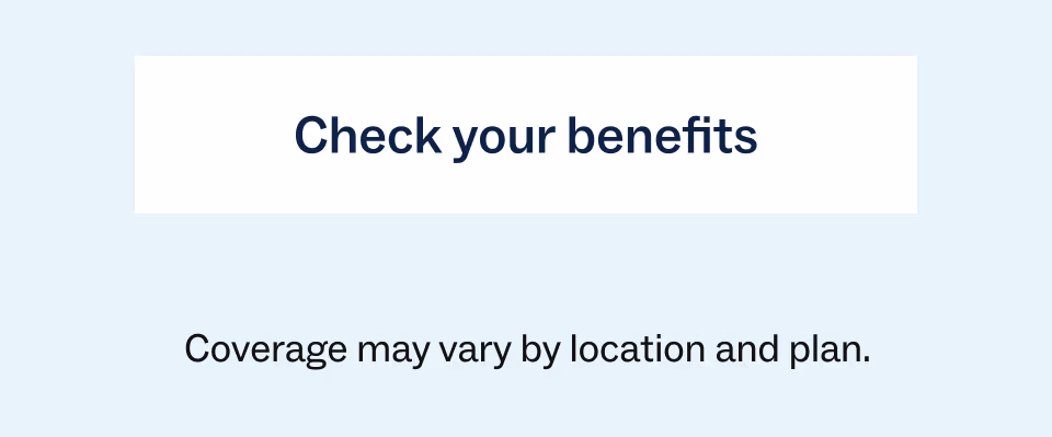 Check your benefits