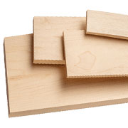 Four pieces of maple lumber