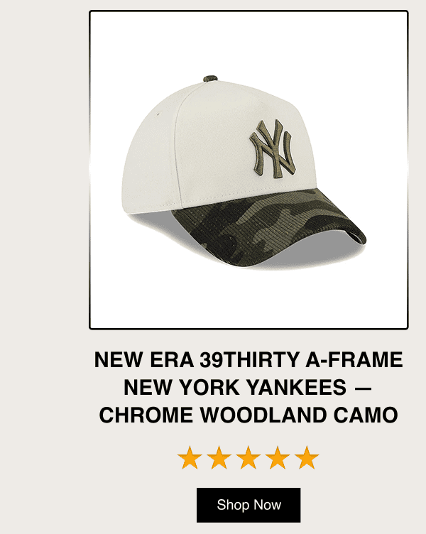 New Era 39THIRTY A-Frame New York Yankees - Chrome Woodland Camo