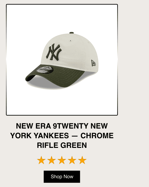 New Era 9TWENTY New York Yankees - Chrome Rifle Green