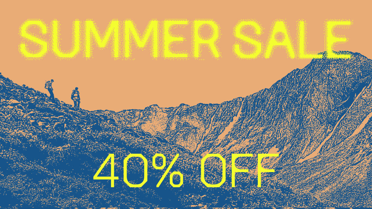 Summer sale / 40% off