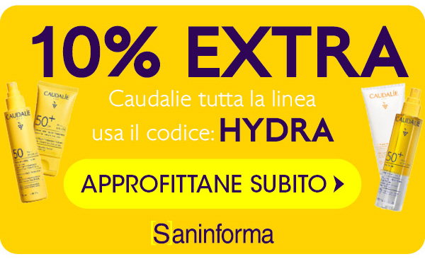 Codice HYDRA: -10% Extra su tutta la linea Caudalie