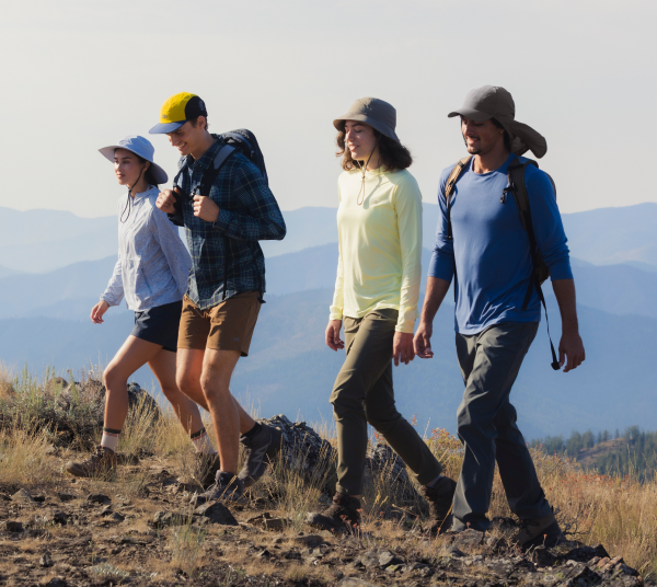 Shop UPF sun layers to keep yourself protected against harsh summer sun.