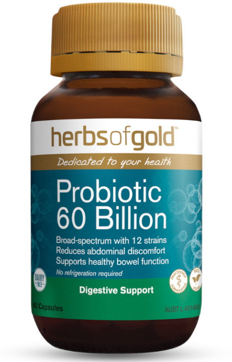 Herbs of Gold Probiotic 60 Billion 60 Capsules