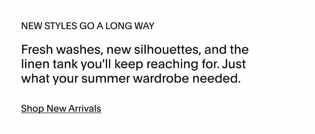 SHOP NOW NEW ARRIVALS