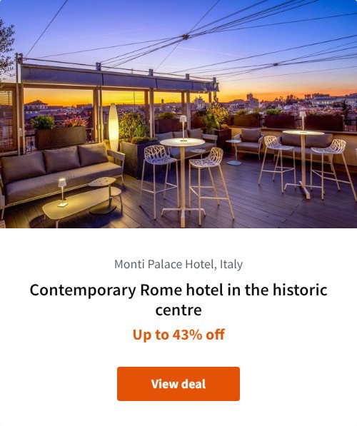 Contemporary Rome hotel in the historic centre