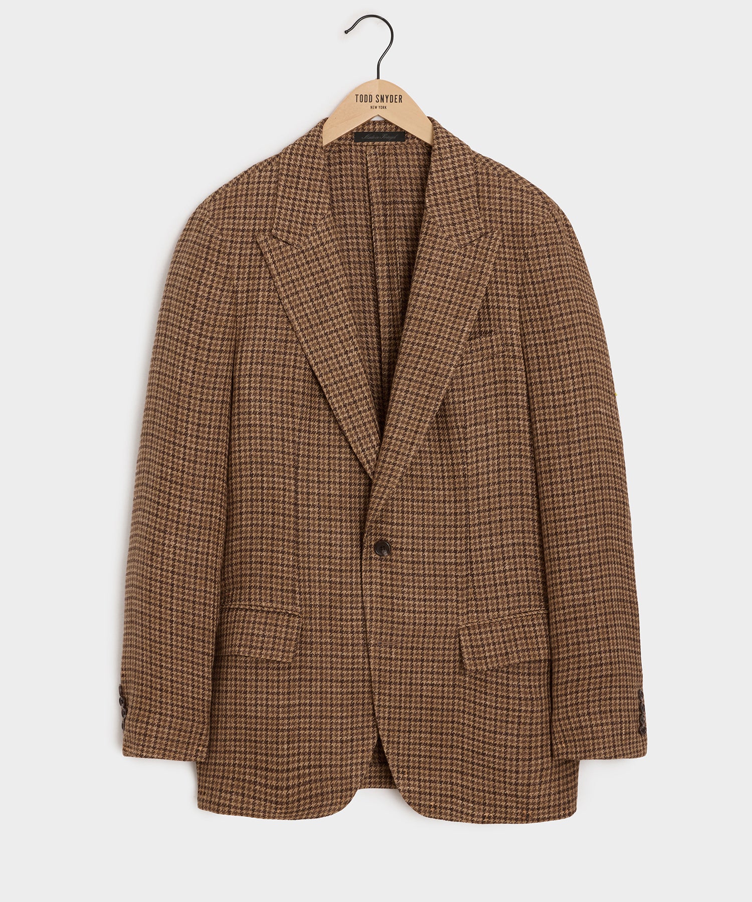 Image of Italian Linen Houndstooth Sport Coat